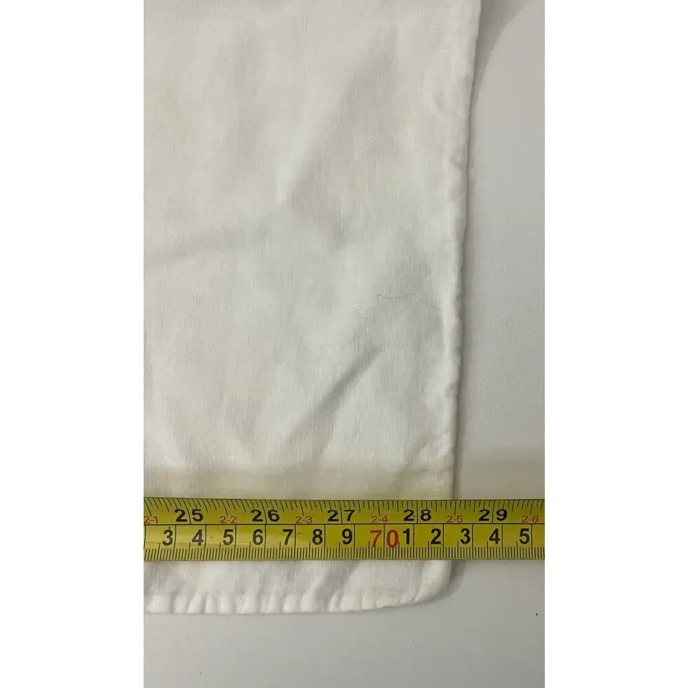 Vintage Floral hand embroidered Standard Pillow Case